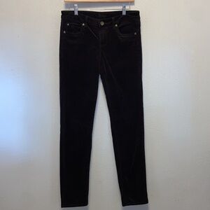 Kut From the Kloth Size 8 Brown Straight Leg Corduroy Pants 3376